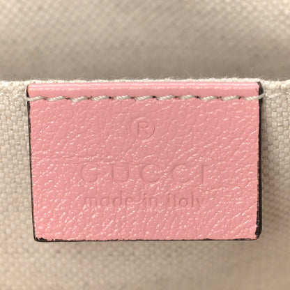 Gucci Azalea Calfskin Enamel Matelasse Diagonal Small Torchon GG Marmont Chain Shoulder Bag New Cherry Red Wild Rose 6 of 9