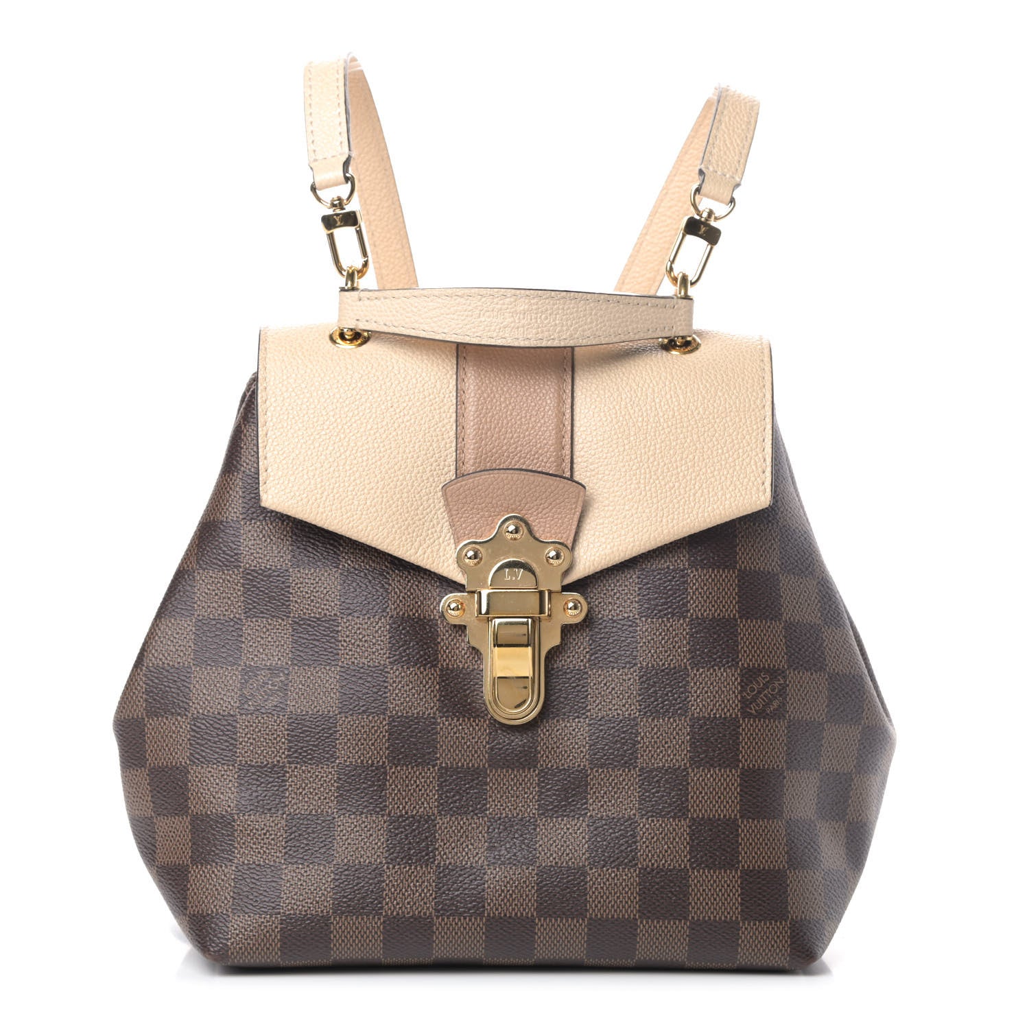 Louis Vuitton Damier Ebene Clapton Backpack Creme 1 of 4