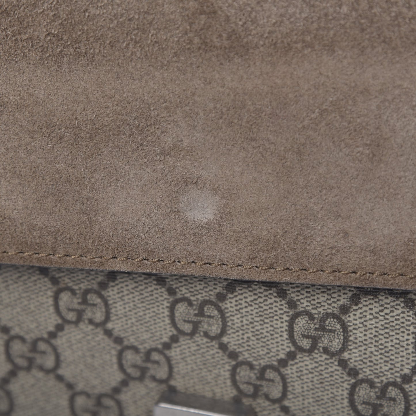 GG Supreme Monogram Mini Dionysus Shoulder Bag Taupe