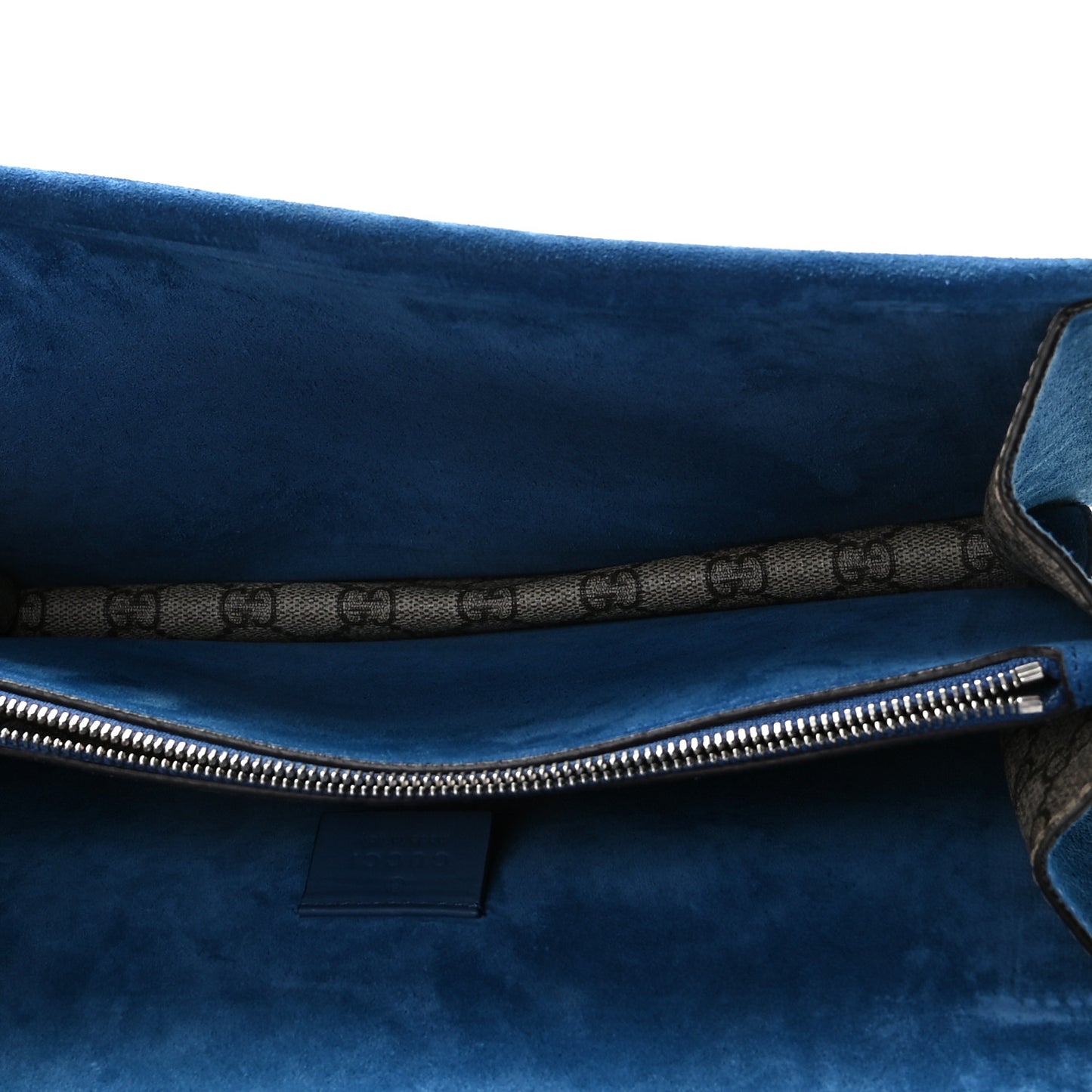 GG Supreme Monogram Medium Dionysus Shoulder Bag Blue