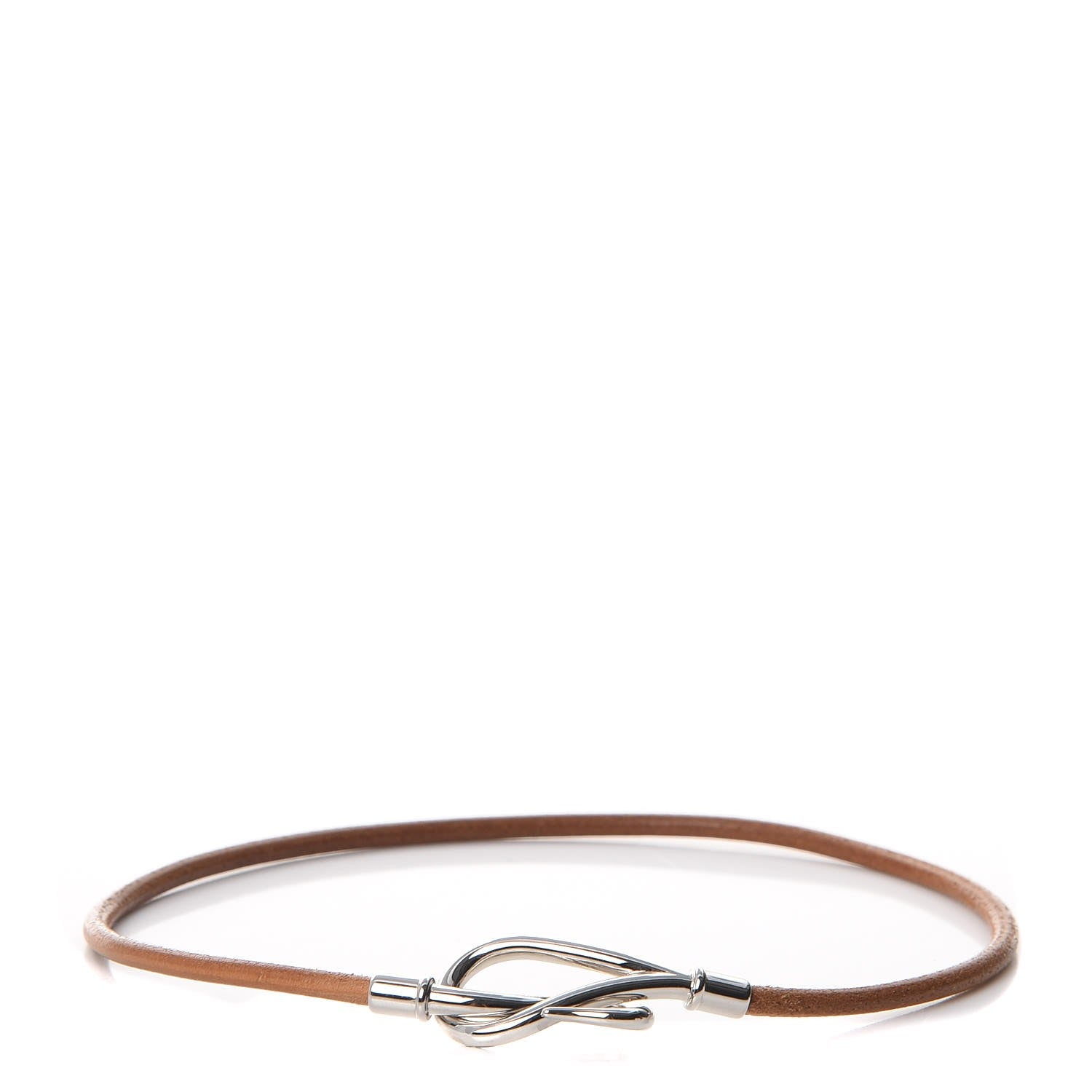 Hermes Natural Bridle Jumbo Hook Choker Necklace 1 of 6