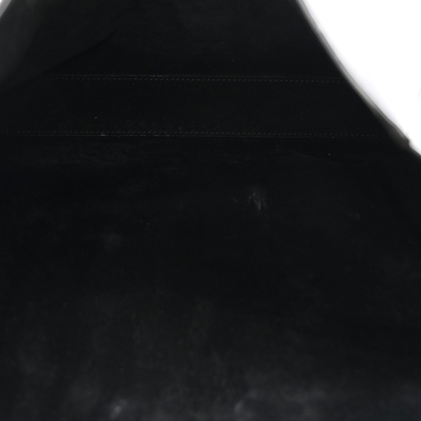 Smooth Calfskin Suede Medium Reversible Monogram Kate Satchel Black