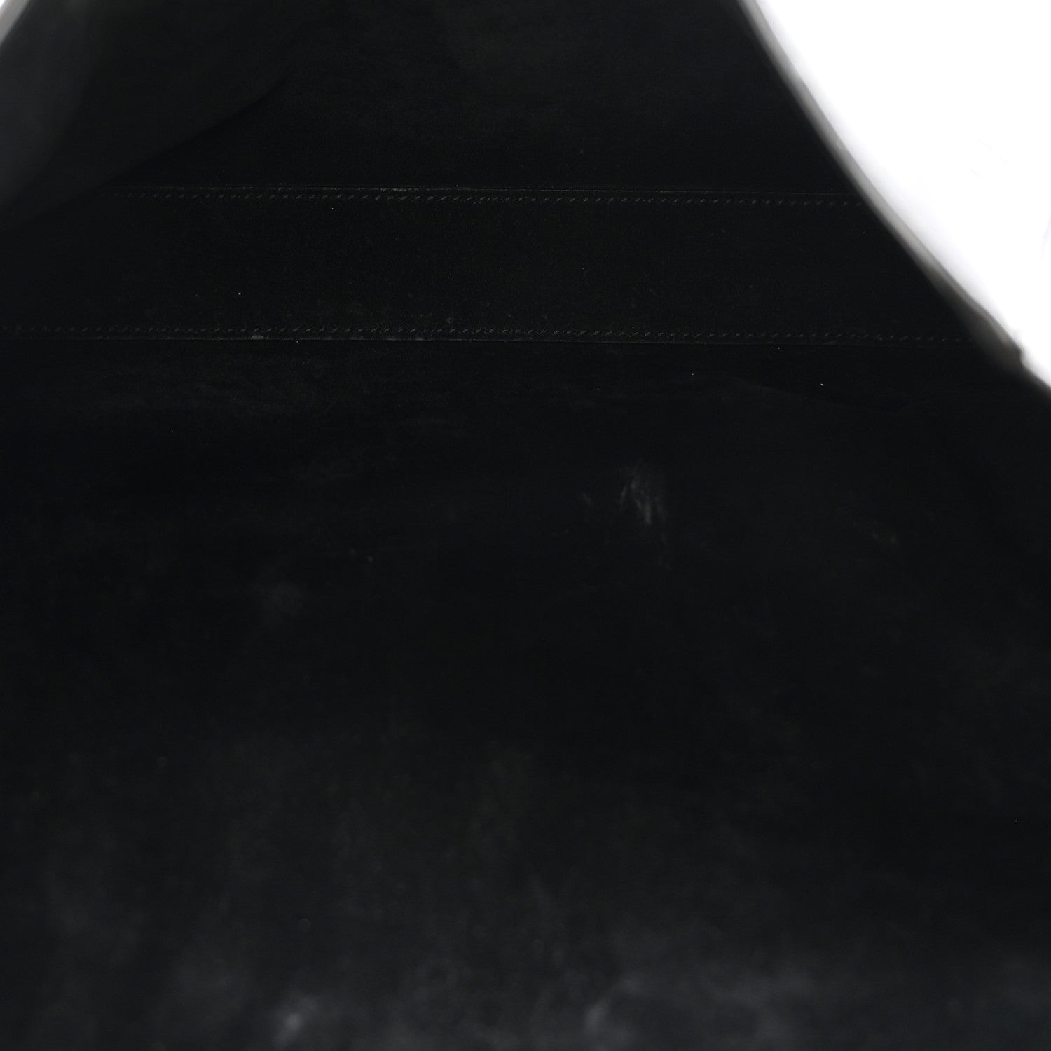 Saint Laurent Smooth Calfskin Suede Medium Reversible Monogram Kate Satchel Black 5 of 10