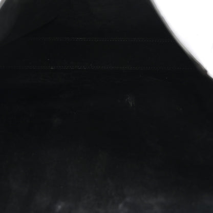 Saint Laurent Smooth Calfskin Suede Medium Reversible Monogram Kate Satchel Black 5 of 10
