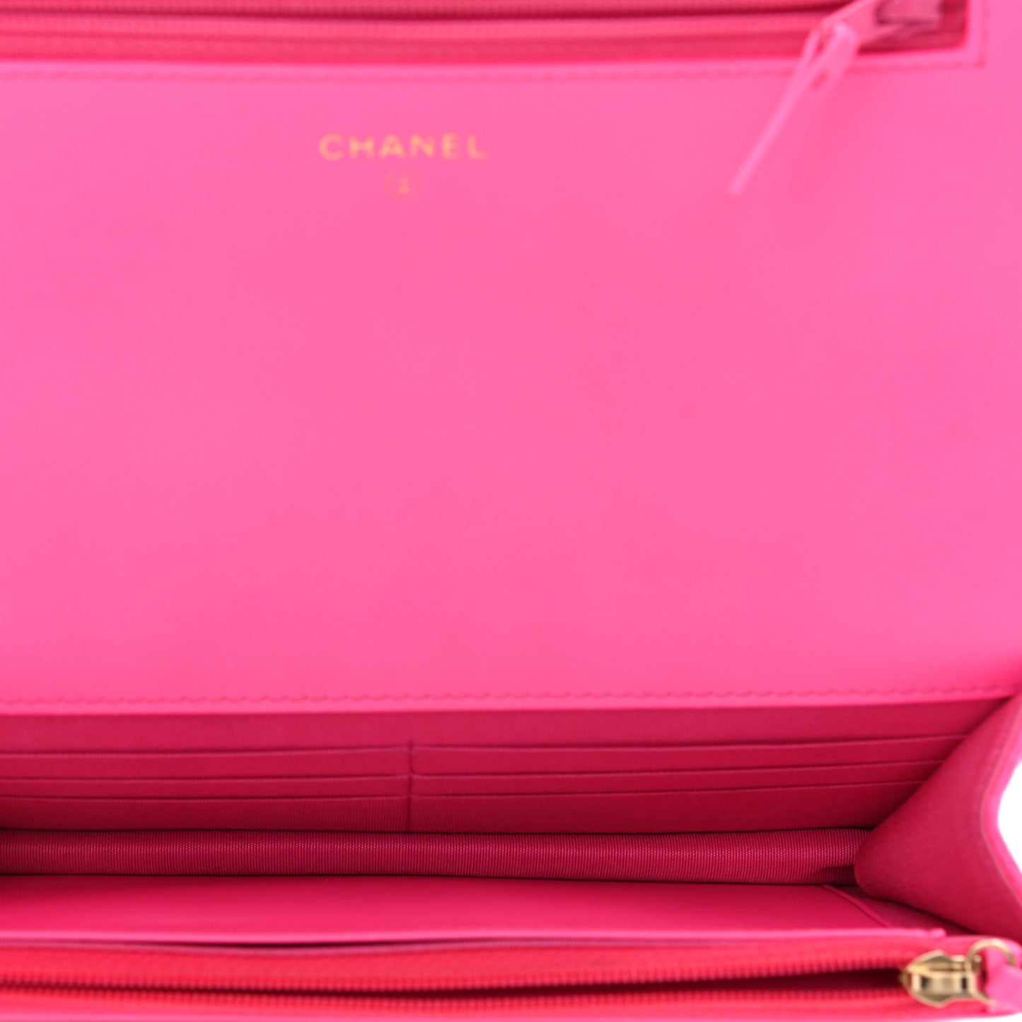 Jersey Quilted Chanel 19 Wallet On Chain WOC Pink
