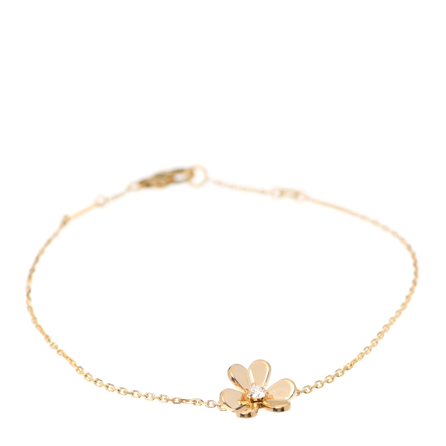 18K Yellow Gold Diamond Mini Frivole Bracelet