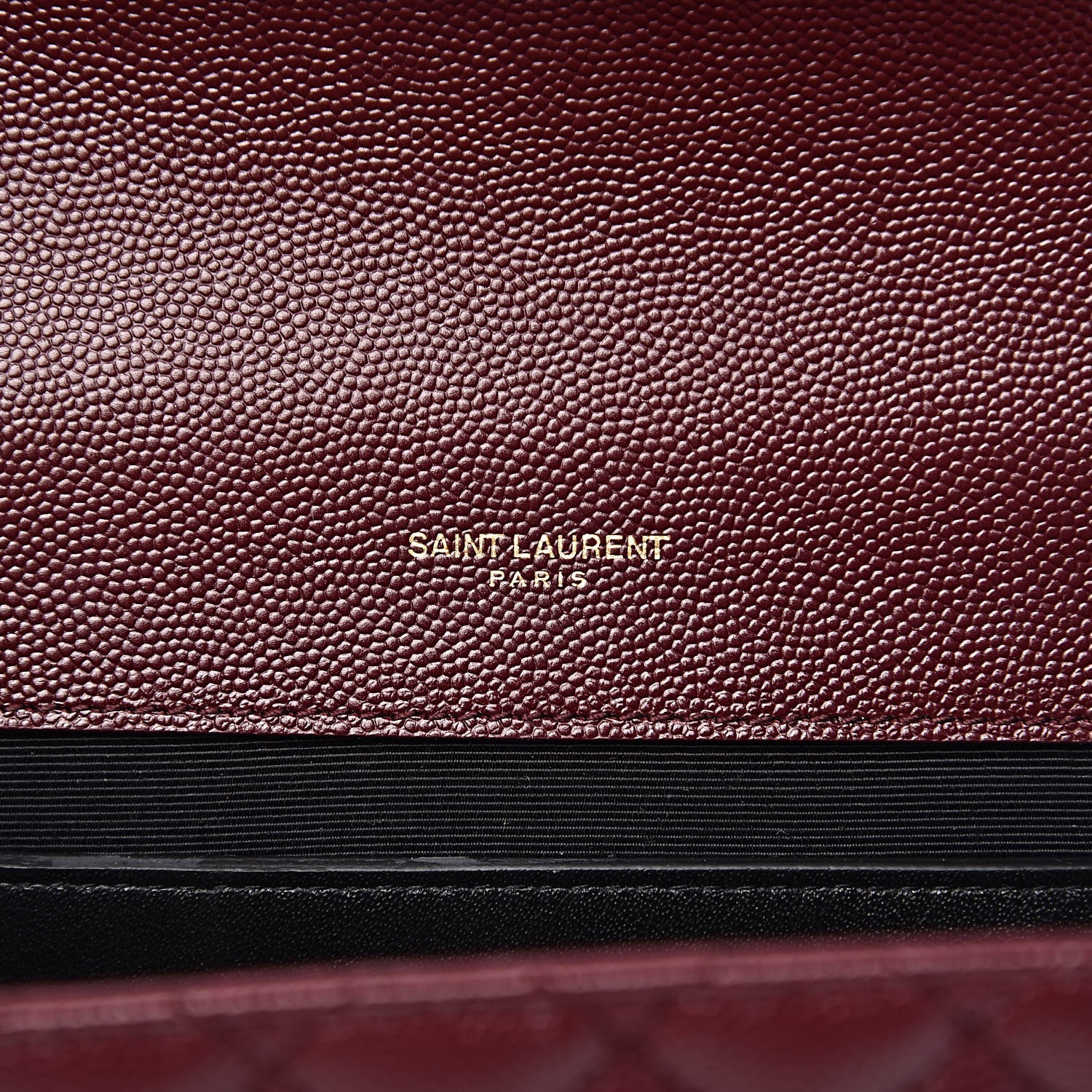 Saint Laurent Grain De Poudre Textured Mixed Matelasse Medium Triquilt Monogram Satchel Rouge Legion 6 of 10