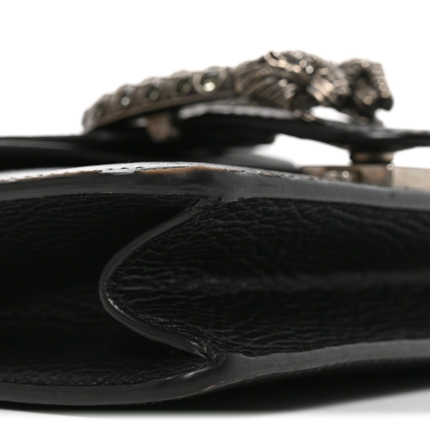 Gucci Calfskin Mini Dionysus Shoulder Bag Black 9 of 10