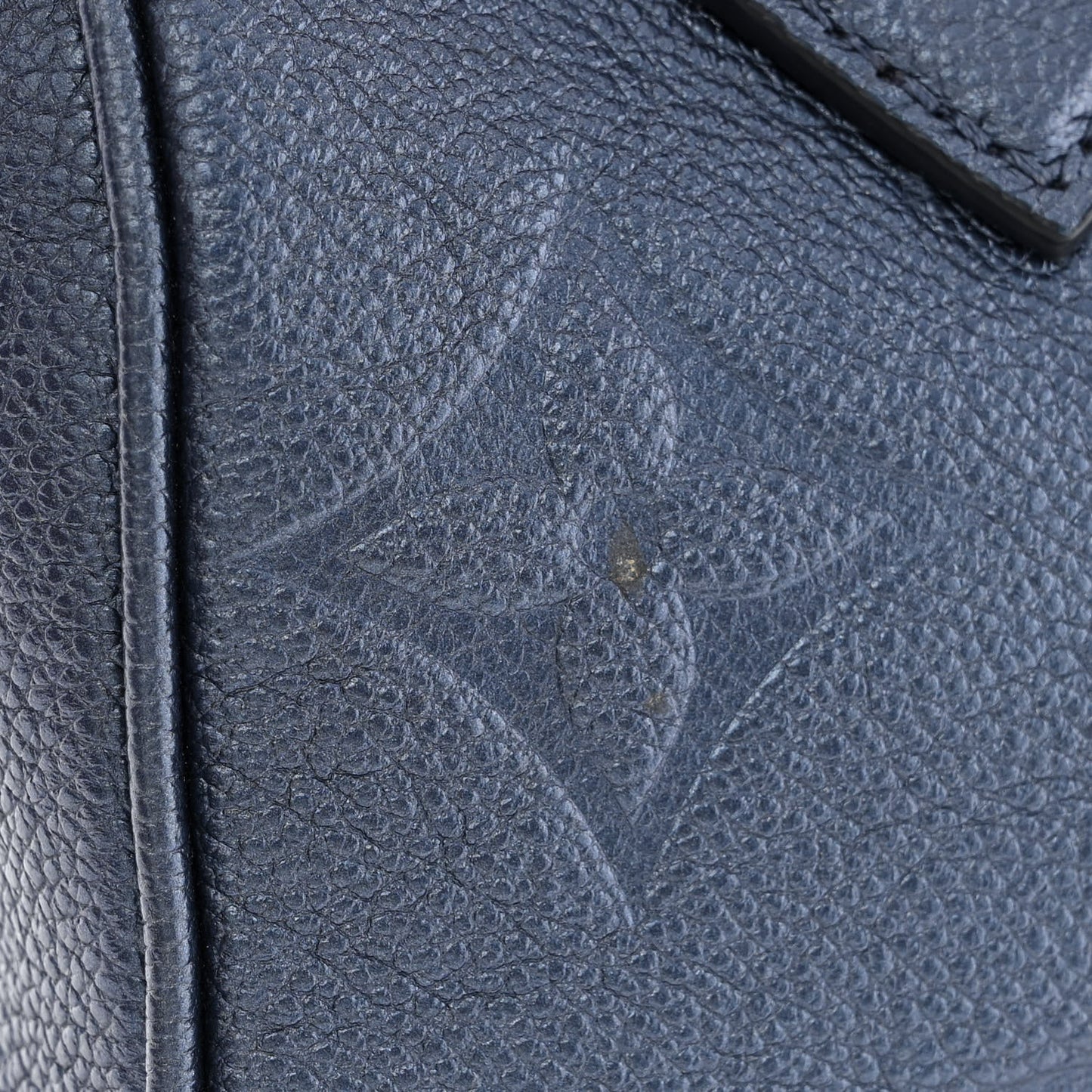 Metallic Empreinte Monogram Giant Speedy Bandouliere 20 Navy Nacre