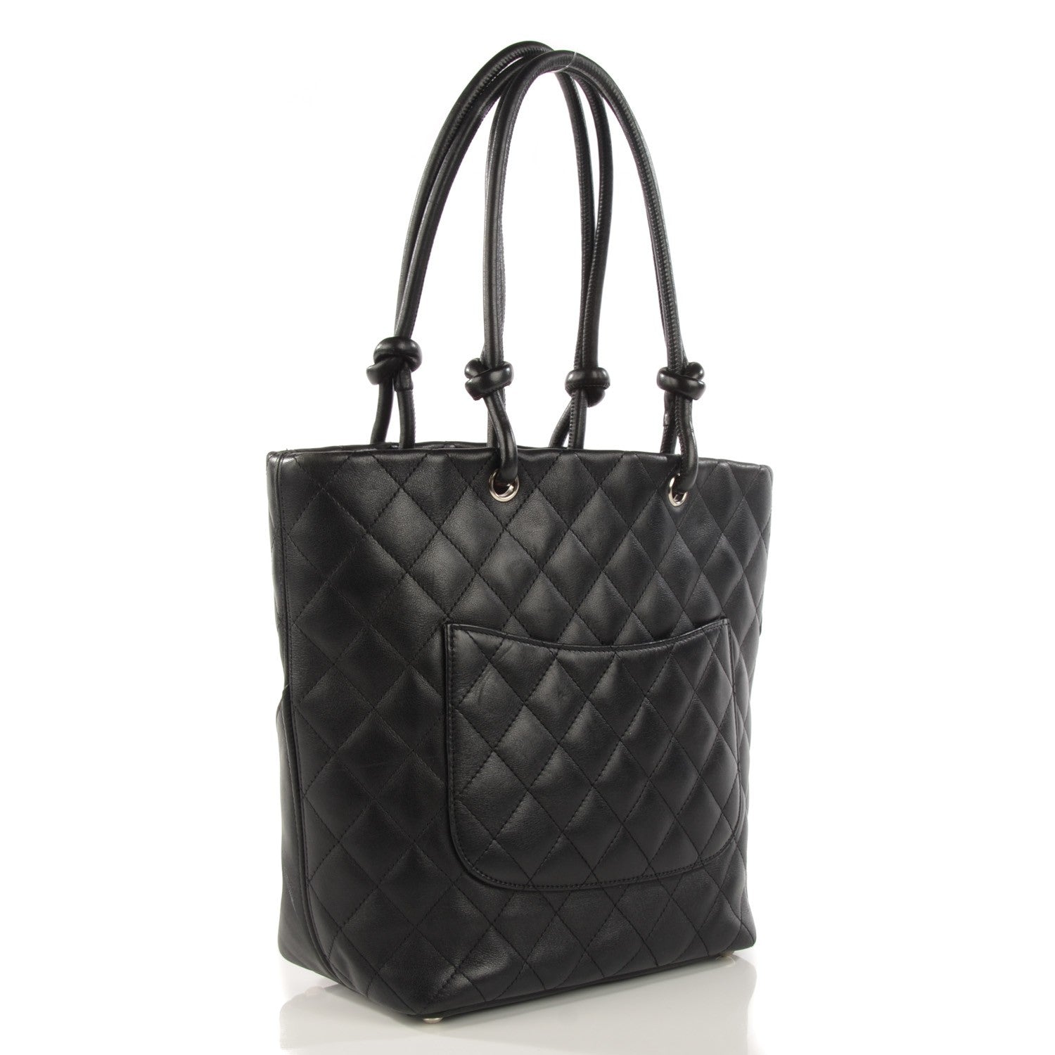 Chanel Calfskin Quilted Medium Cambon Tote Black 4 of 10
