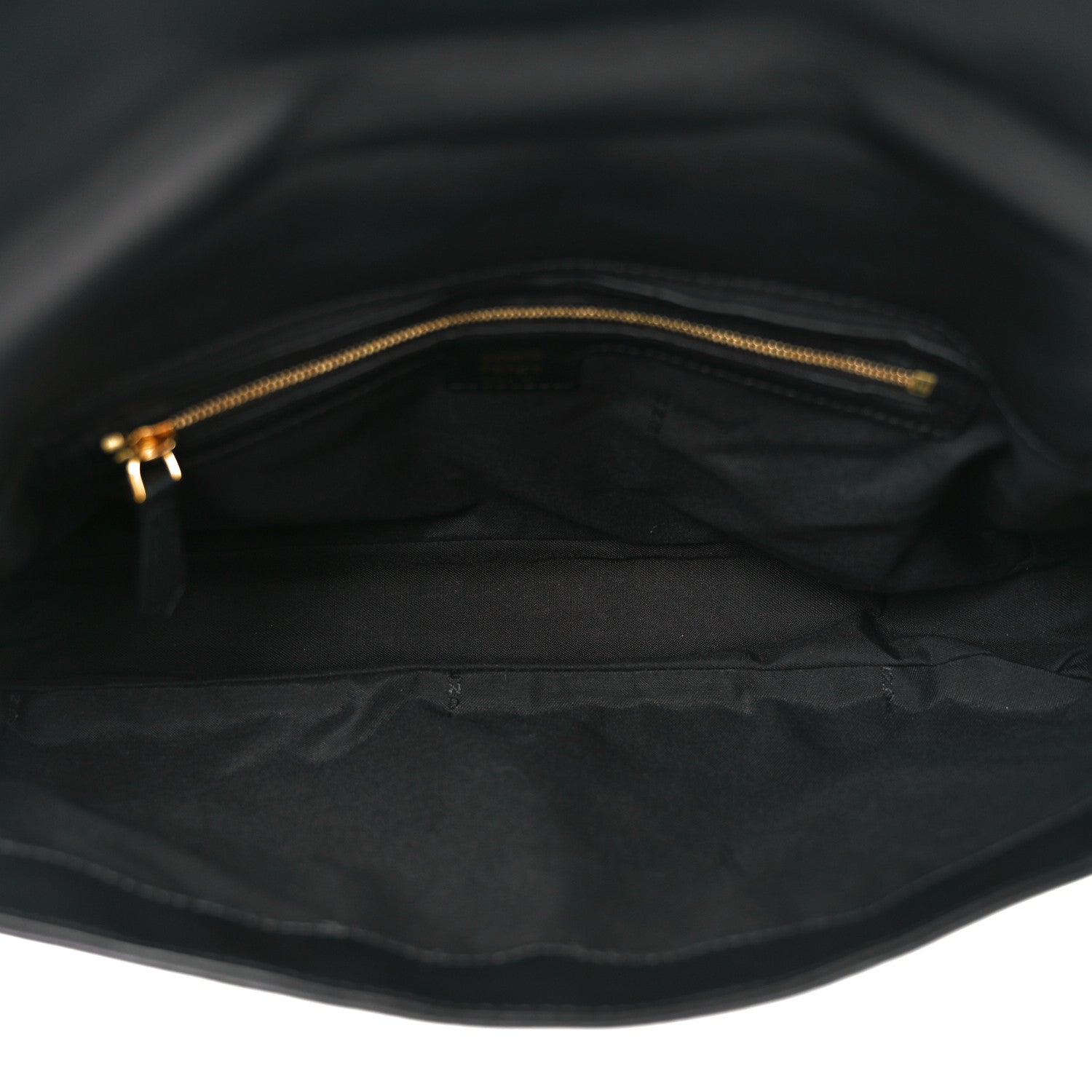Fendi Nappa FF 1974 Embossed Large Baguette Black 5 of 10