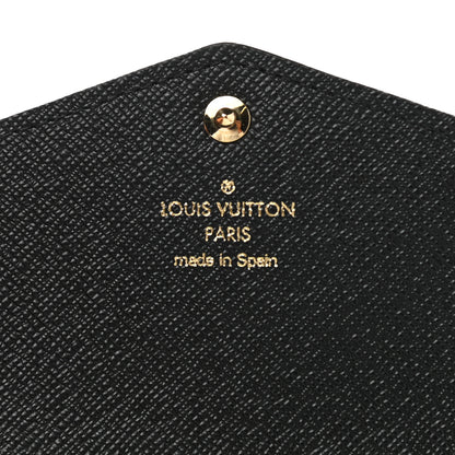 Louis Vuitton Monogram Giant Jungle Sarah Wallet Black 6 of 8