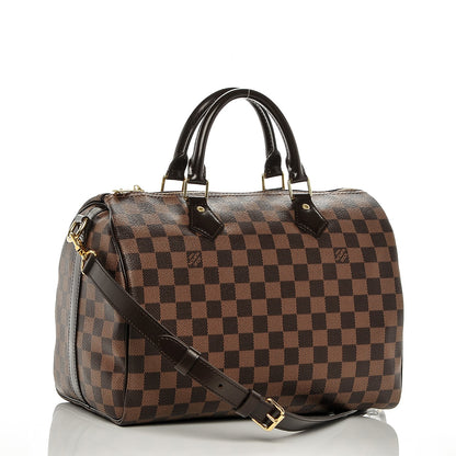 Louis Vuitton Damier Ebene Speedy Bandouliere 30 3 of 7