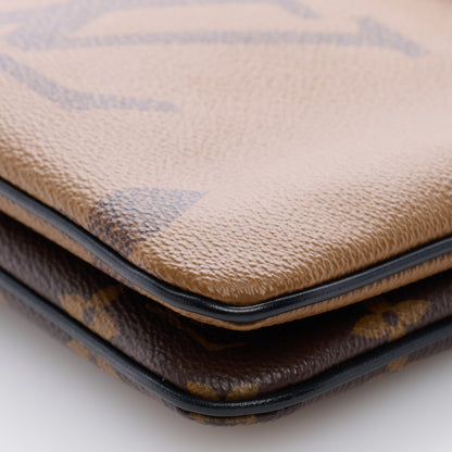 Louis Vuitton Reverse Monogram Giant Double Zip Pochette 9 of 9