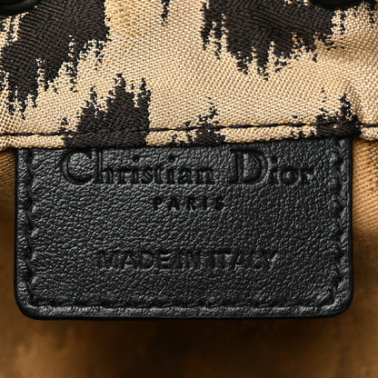 Christian Dior Canvas Mizza Embroidered Leopard DiorTravel Pouch Beige 6 of 10