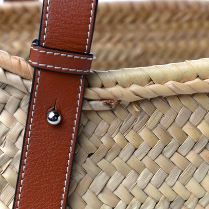 Loewe Raffia Basket Tote Bag Natural Tan 13 of 15