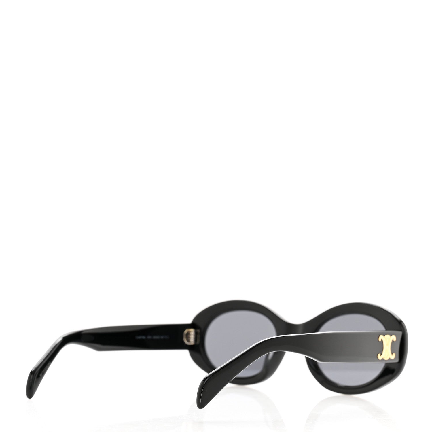 Celine Acetate Triomphe 01 Sunglasses CL 40194U Black 4 of 7