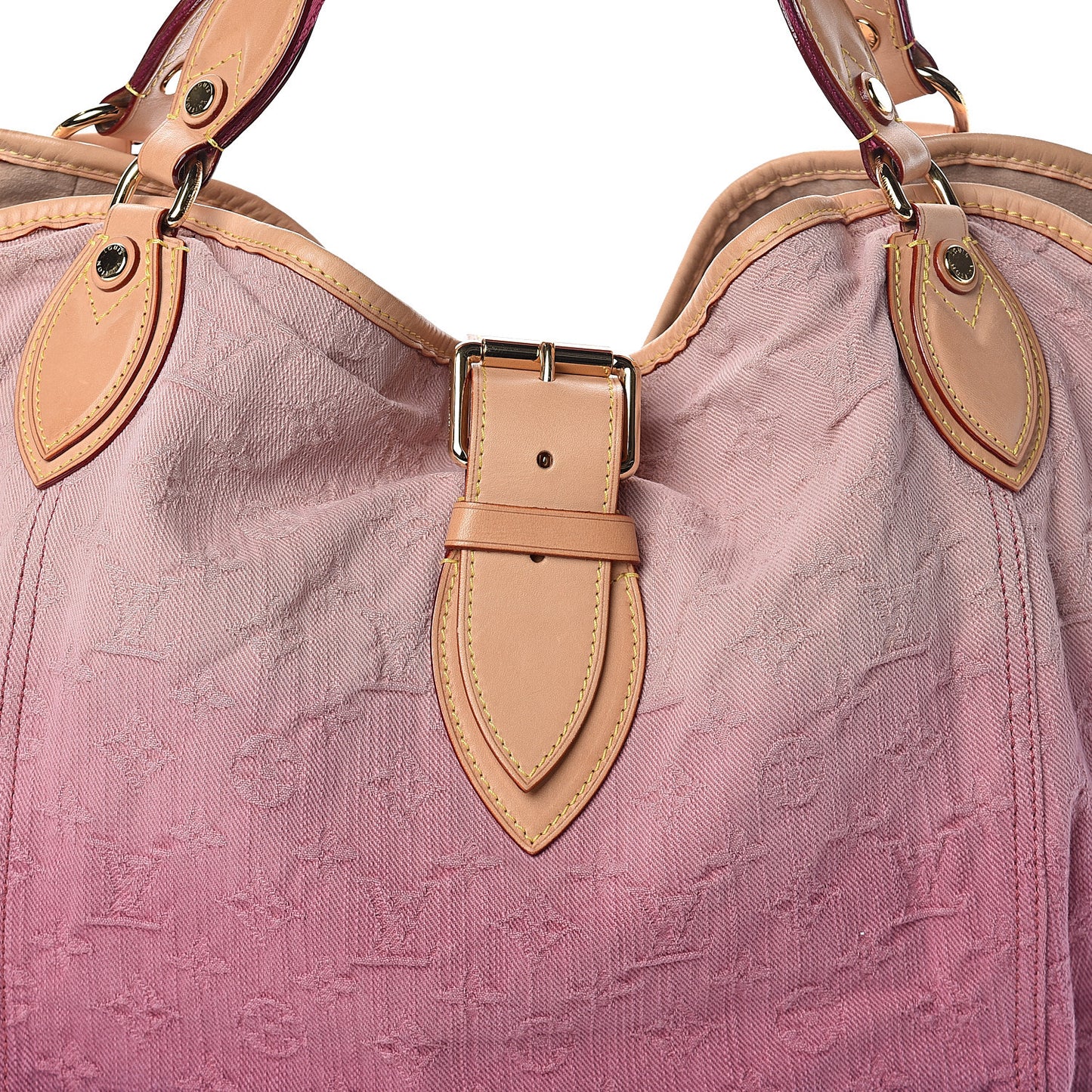 Denim Quilted Monogram Sunbeam Rouge Fauviste