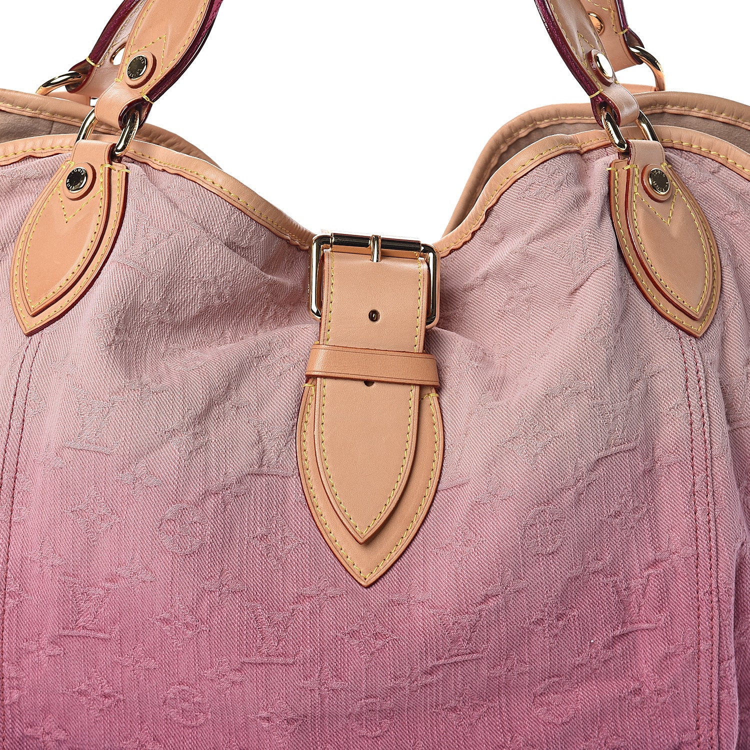 Louis Vuitton Denim Quilted Monogram Sunbeam Rouge Fauviste 6 of 8