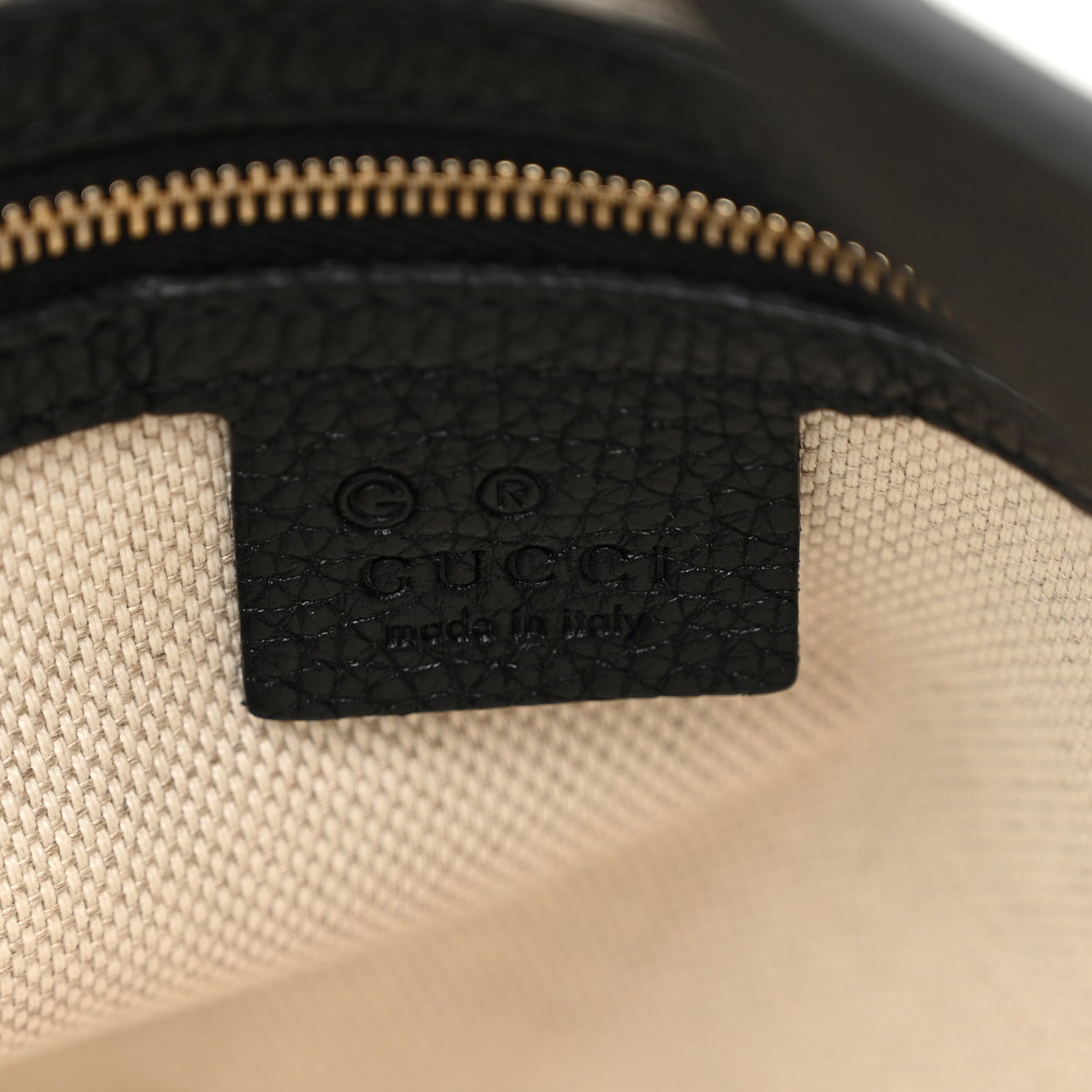 Gucci Pebbled Calfskin Medium Soho Chain Shoulder Bag Black 6 of 10