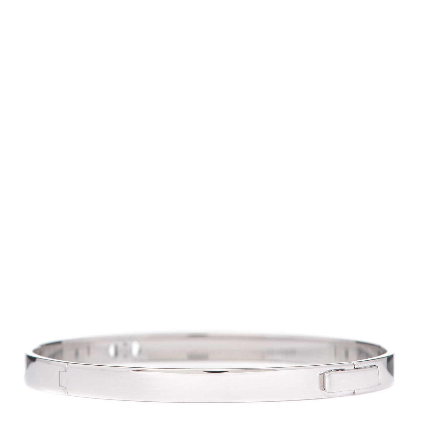 18K White Gold Diamond PM H D'Ancre Bracelet LG