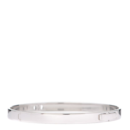 Hermes 18K White Gold Diamond PM H D'Ancre Bracelet LG 3 of 6