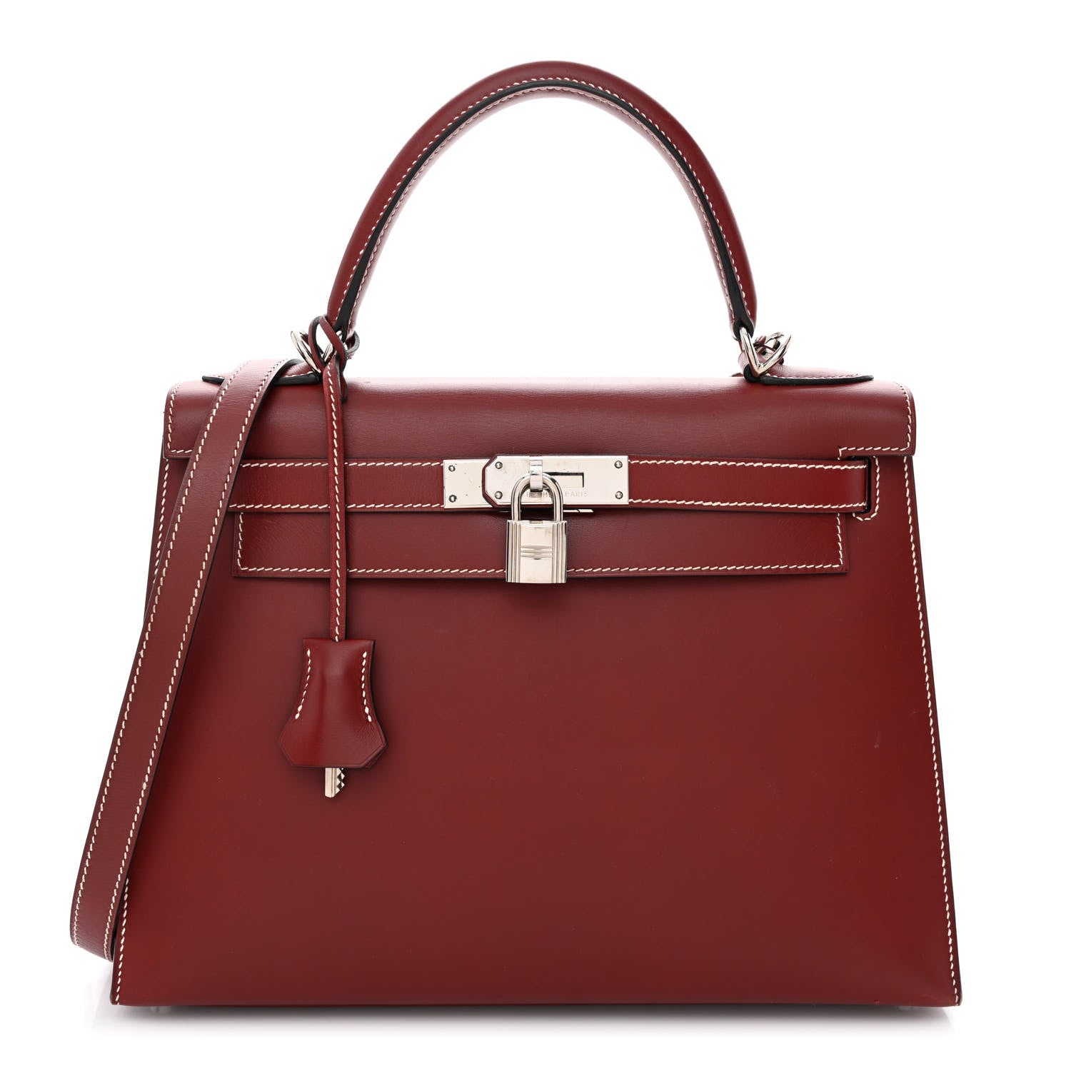 Hermes Chamonix Kelly Sellier 28 Rouge H 1 of 12