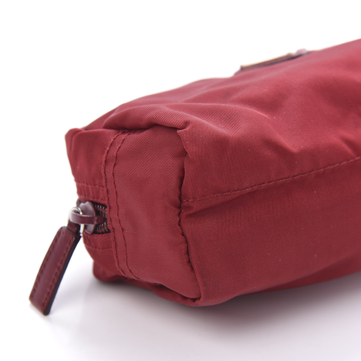 Prada Tessuto Nylon Cosmetic Bag Rosso 6 of 9