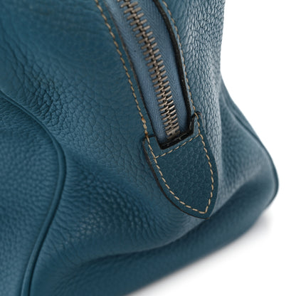 Hermes Taurillon Clemence Victoria II 35 Blue Jean 11 of 13