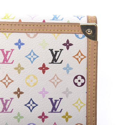 Louis Vuitton Monogram Multicolor Porte Tresor International Wallet White 12 of 13