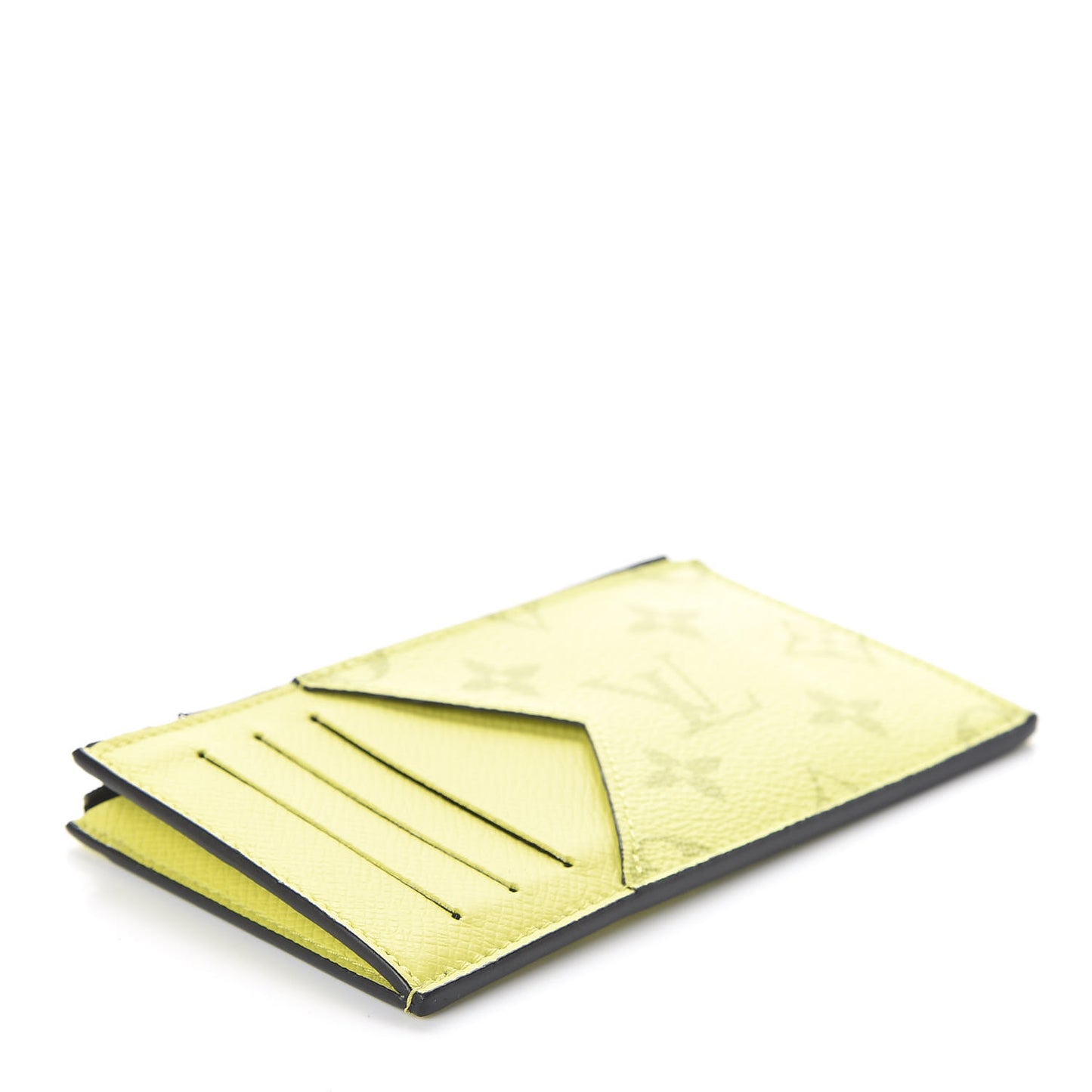 Monogram Taiga Coin Card Holder Yellow