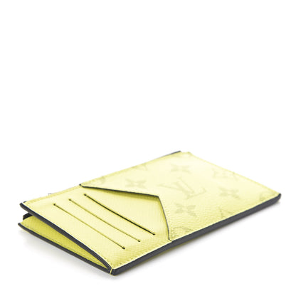 Louis Vuitton Monogram Taiga Coin Card Holder Yellow 4 of 7