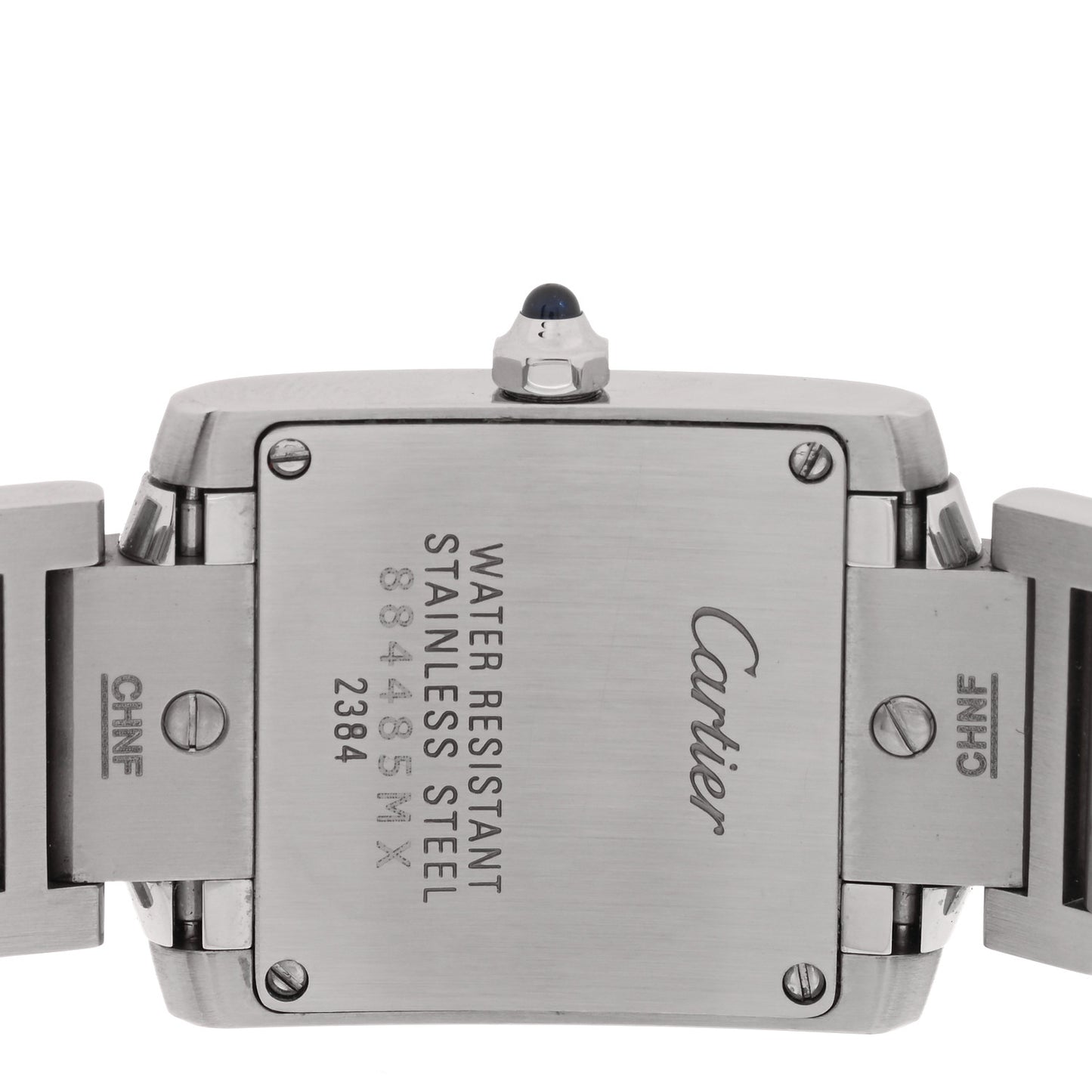 Stainless Steel 20mm Tank Francaise Quartz Watch