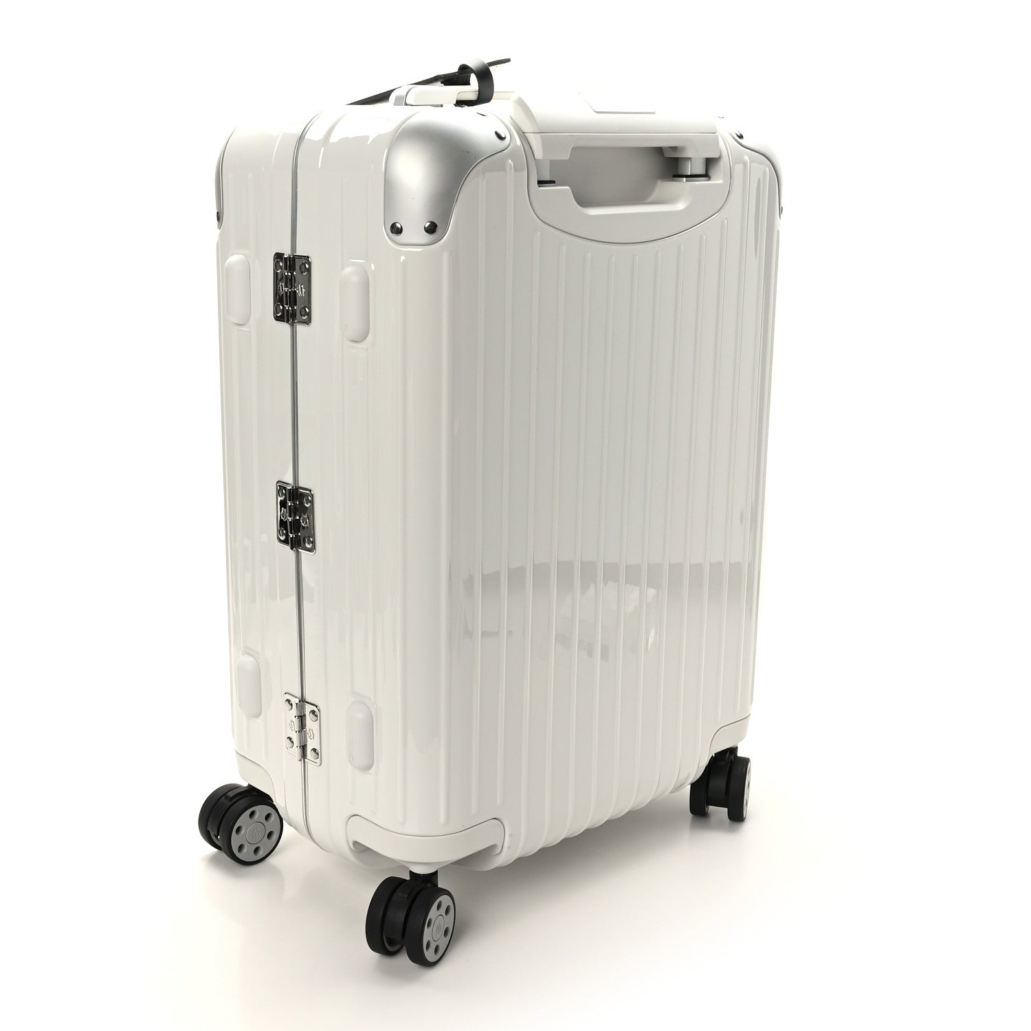 Rimowa Gloss Polycarbonate Aluminum Hybrid Cabin White 2 of 7