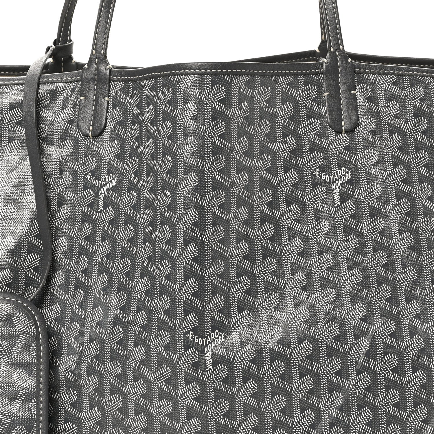 Goyard Goyardine Saint Louis GM Grey 9 of 12