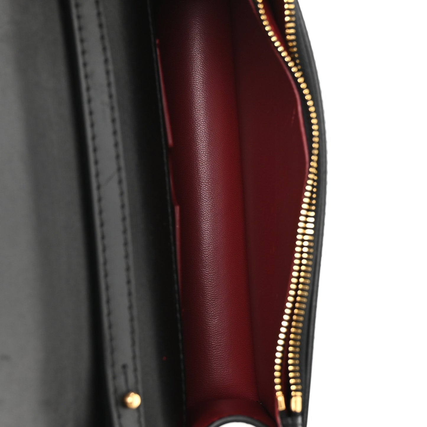 OFF WHITE Calfskin Jitney 0.5 Shoulder Bag Black