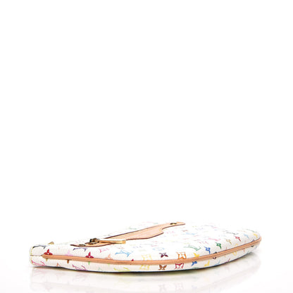 Louis Vuitton Monogram Multicolor Pochette Plate GM White 4 of 6