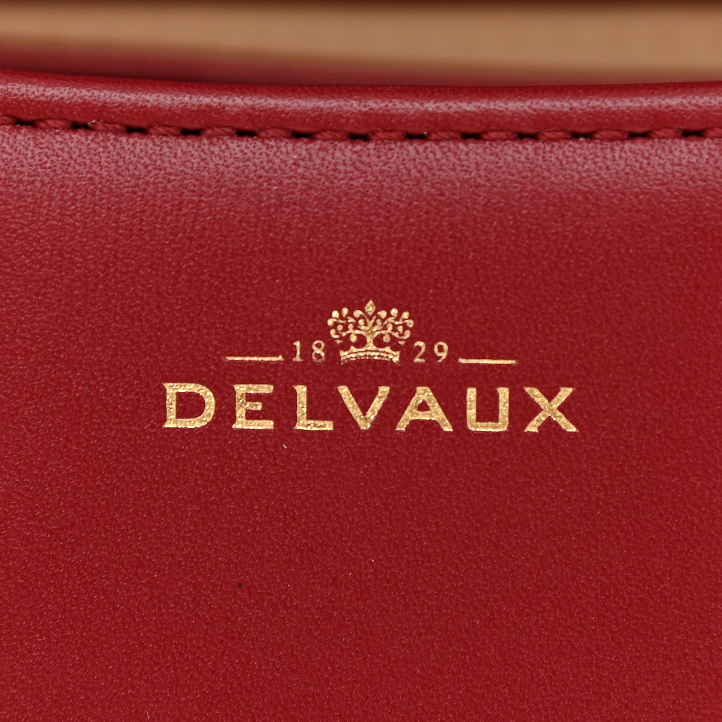 Box Calfskin Mini Brillant Satchel Red