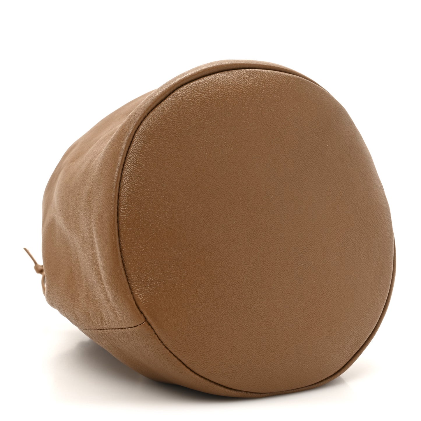 Smooth Calfskin Aria Bucket Bag Brown
