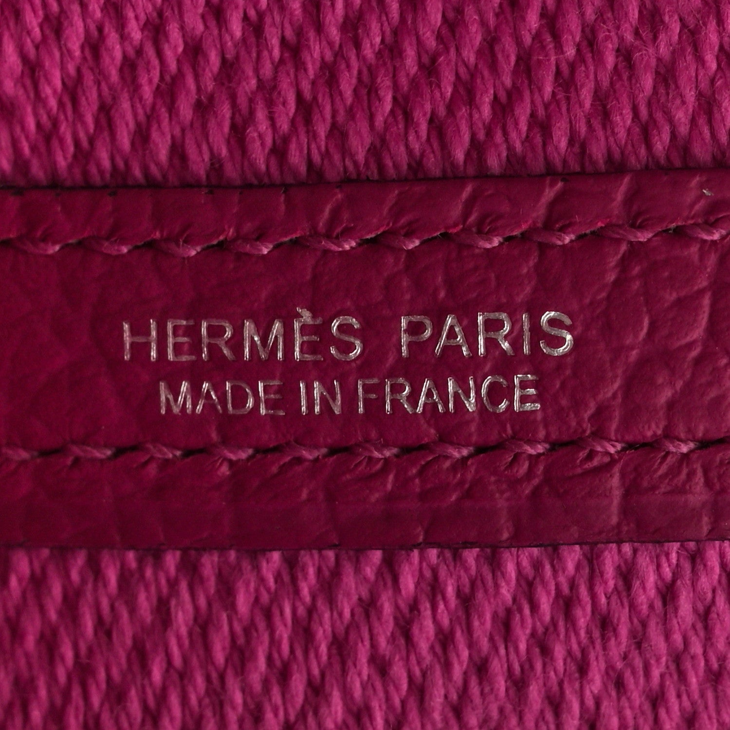 Hermes Toile Negonda Garden Party Tote 36 MM Ecru Rose Pourpre 6 of 10