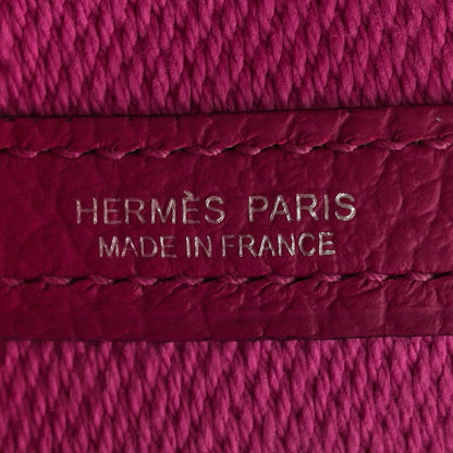 Hermes Toile Negonda Garden Party Tote 36 MM Ecru Rose Pourpre 6 of 10