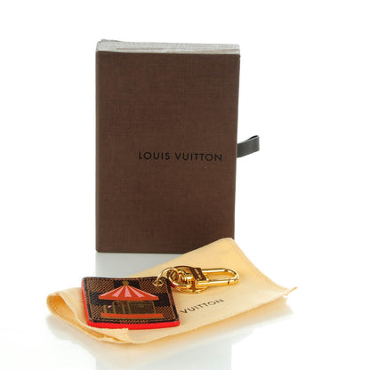 Louis Vuitton Damier Ebene Illustre Carousel Bag Charm Key Ring 5 of 5