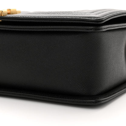 Chanel Calfskin Quilted New Medium Boy Flap Black 10 of 11