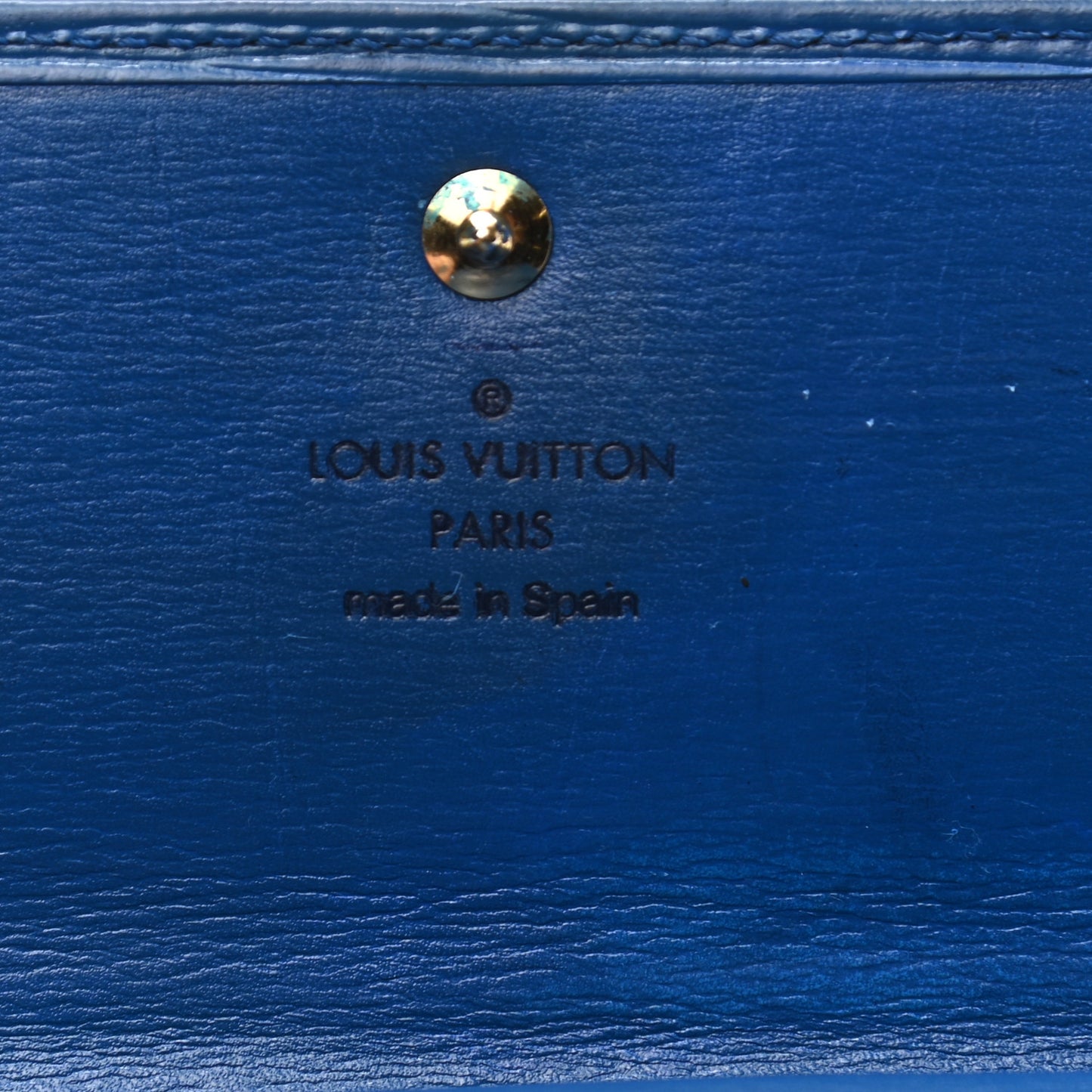 Epi Porte-Monnaie Billets Tresor Wallet Myrtille