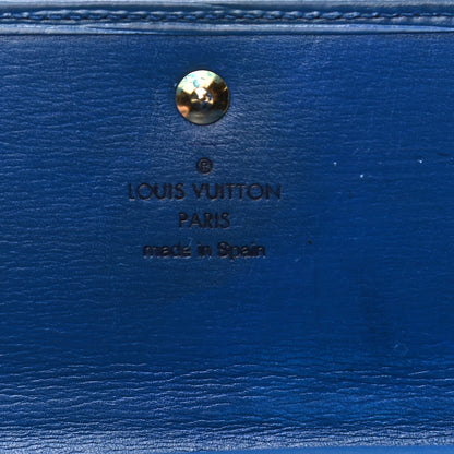 Louis Vuitton Epi Porte-Monnaie Billets Tresor Wallet Myrtille 9 of 11
