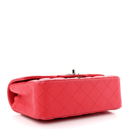 Chanel Caviar Quilted Mini Rectangular Flap Red 4 of 13