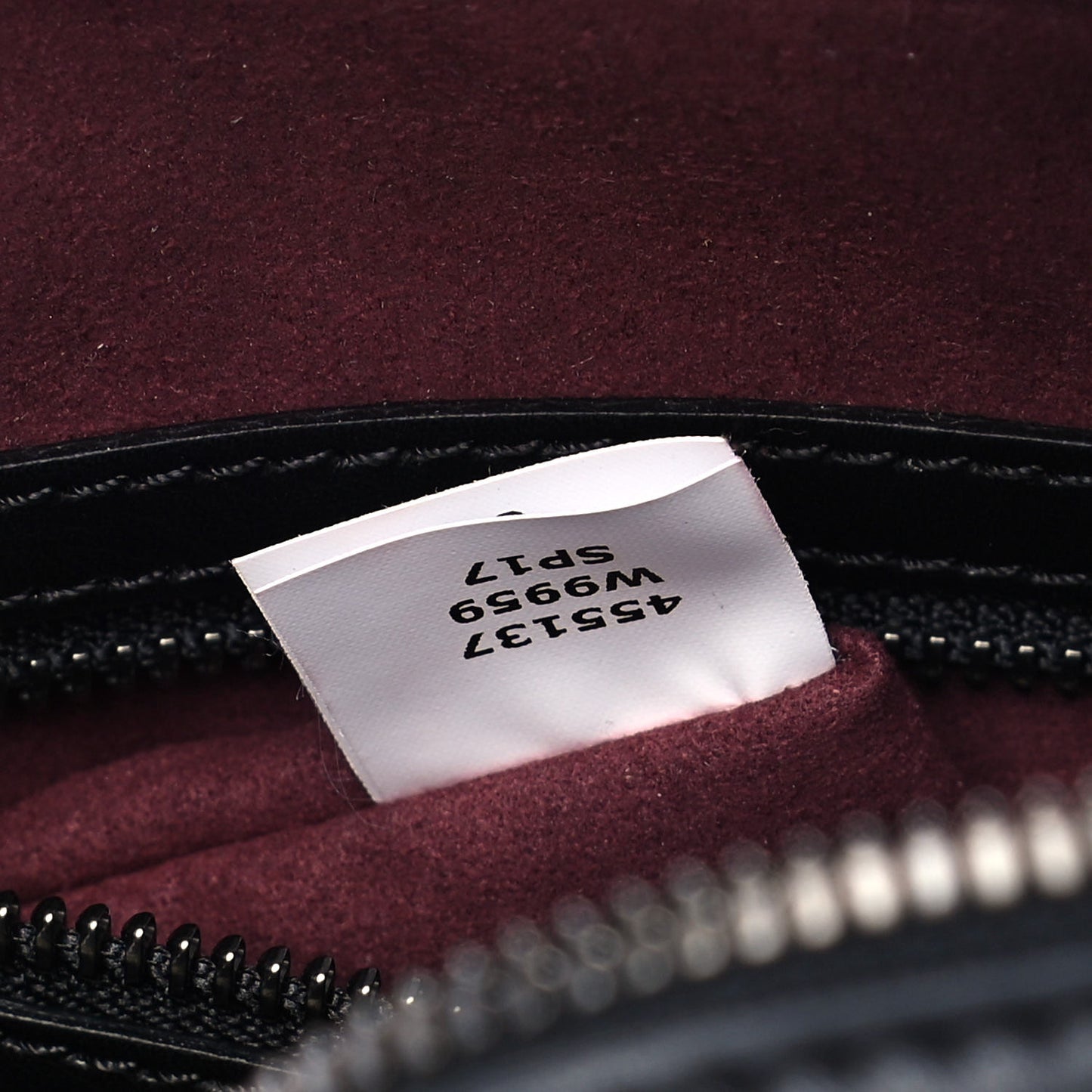 Eco Alter Nappa Mini Falabella Box Bird Top Handle Bag Black