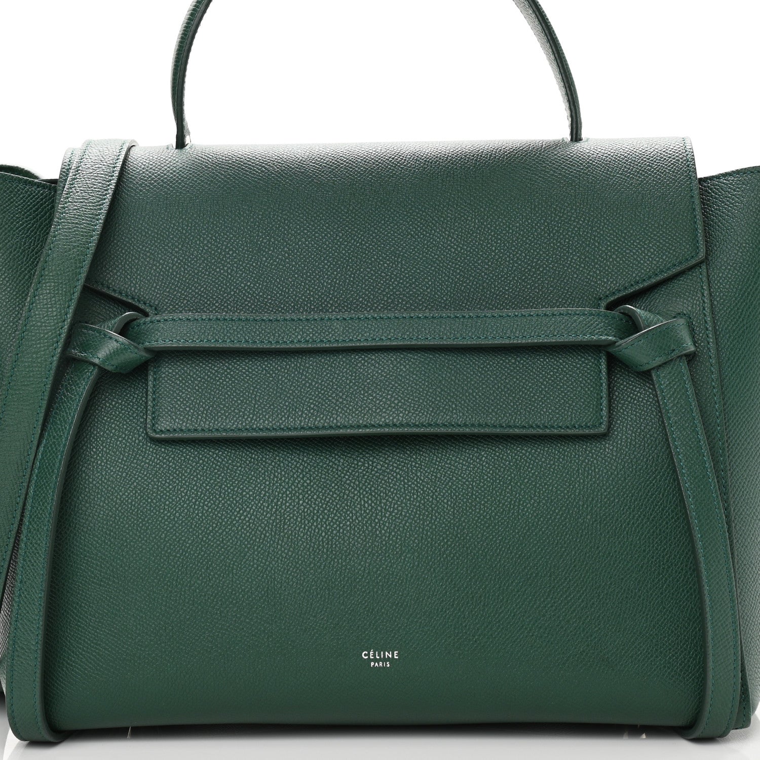Celine Grained Calfskin Mini Belt Bag Light Emerald 9 of 11