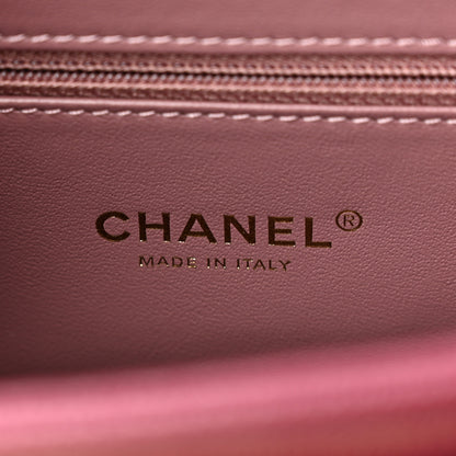 Chanel Caviar Quilted Medium Business Affinity Flap Dark Pink 6 of 10