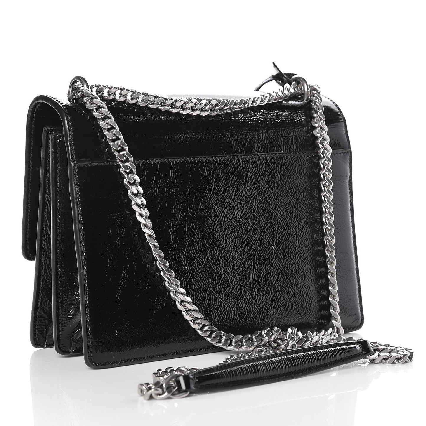 Patent Medium Monogram Sunset Black